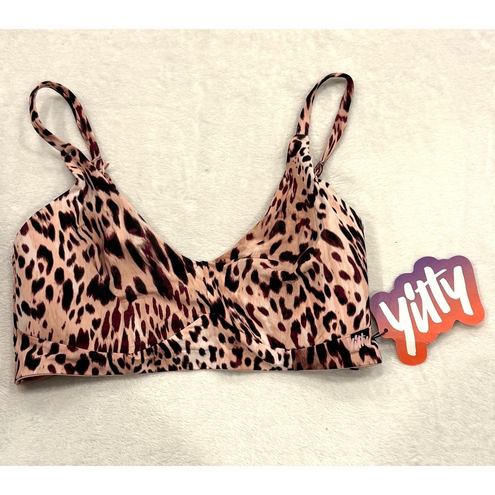Yitty Smoothed Reality Plunge Bra L Bare Ass Mauve Yitty Kitty Leopard BB2354605